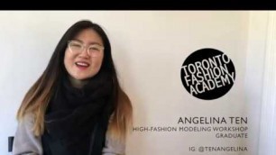 'Angelina T., High-Fashion Modeling Graduate Testimonial'