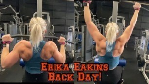 'Erika Eakins 10 Weeks Out Back Attack and Posing @ Achieve Fitness!'