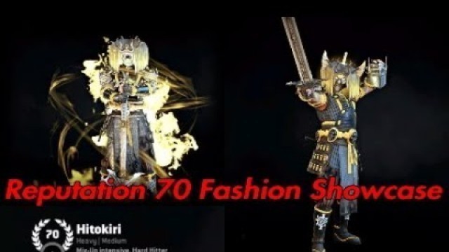 '[For Honor] REPUTATION 70 Hitokiri Fashion Showcase'