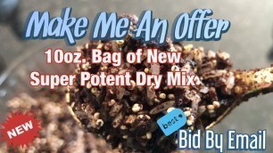 'BIDDING IS BACK OPEN For 10oz 19 INGREDIENTS MIRACLE GROWTH WATER®️ DRY BLEND'