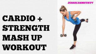 '10 Minute Cardio Strength Mash Up Workout - Full Advanced Home Routine'