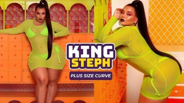 'King Steph Biography | Plus Size Curvy Fashion Model | Lifestyle | Age | Height | Weight | Net Worth'