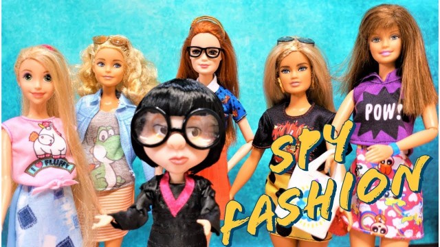 'Monica Barbie gets clothes Fashion Packs for the Spies with Edna Mode'