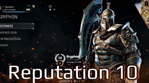 'FOR HONOR - Reputation 10 Gryphon Duels! The Dark Spartan Is Here!'