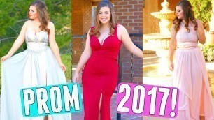 'PROM 2017 LOOKBOOK + PROM DRESS SHOPPING TIPS FOR CURVY GIRLS! PROM DRESSES FOR A CURVY BODY TYPE!'