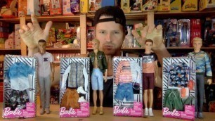 'BARBIE BEACH BOY 2019 FASHION PACKS MATTEL KEN DOLL UNBOXING REVIEW'