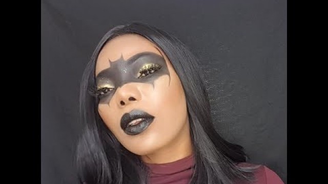 'BAT WOMAN HALLOWEEN MAKEUP'