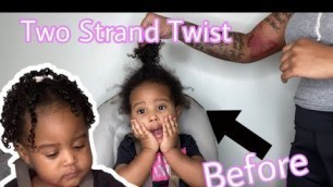 'Toddler Protective Style | Two Strand twist | Curly Hair'