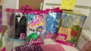 'UNBOXING: All new barbie fashion packs and dolls'