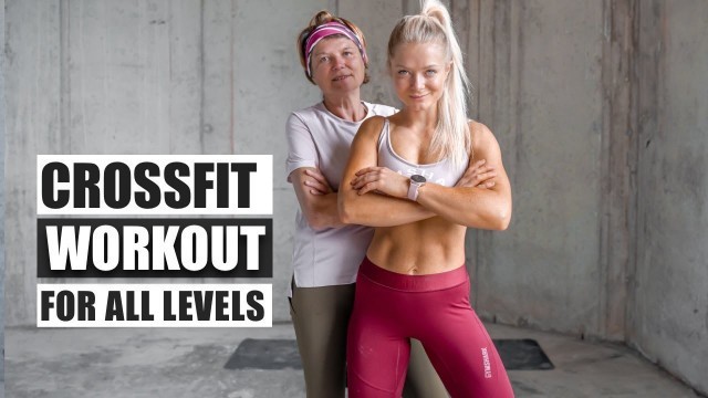 'WORKOUT OF THE DAY | CROSSFIT, HIIT AT HOME | For Beginners & Advanced Athletes!'