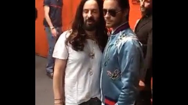 'Jared Leto at Gucci Milano Spring/Summer 2017 Fashion Show'