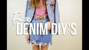 '5 Denim DIYs | The Fashion Citizen'