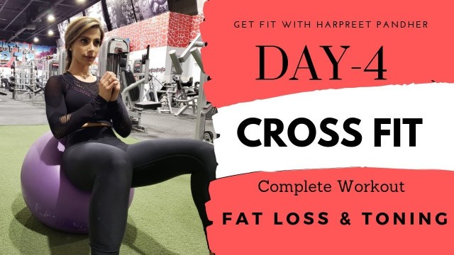 'Best CROSS FIT Cardio for Fat Loss! Day-4 (Hindi / Punjabi)'