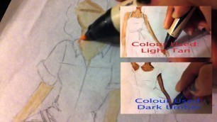 'Fashion Drawings Part 2: Colouring Skin Tones'