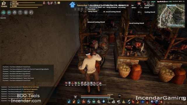 '75m+ an hour with Good Feed cooking Profit Dried Fish Black Desert Online BDO'