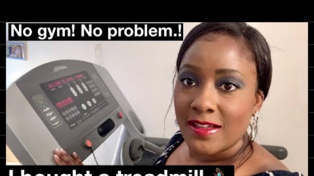 'I bought a Treadmill - Lockdown made me do it - Life Fitness Treadmill NaddyNad - Workout Motivation'