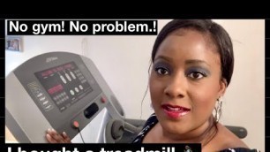 'I bought a Treadmill - Lockdown made me do it - Life Fitness Treadmill NaddyNad - Workout Motivation'