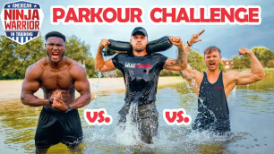 'Bodybuilder vs. Hindernisläufer vs. Fitness Youtuber - Parkour Challenge Extrem (Ninja Warrior)'