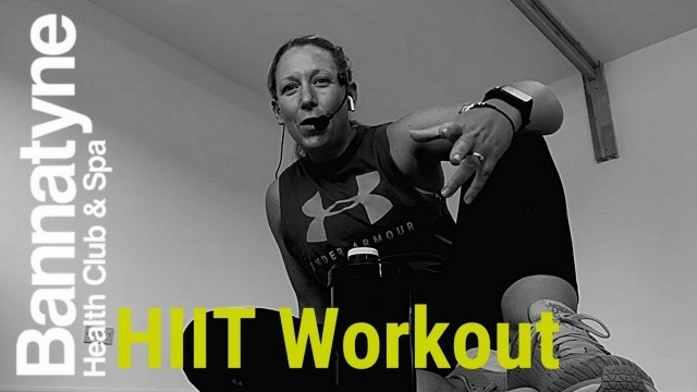 'HIIT session with Tracy'