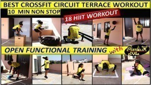 'Full body Crossfit Circuit Terrace workout & Functional Training - Part 2'