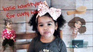 'Basic Hairstyles for Curly Hair - Mixed Baby Edition'