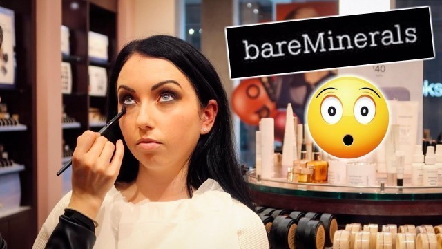 'GETTING MY MAKEUP DONE AT BARE MINERALS...'