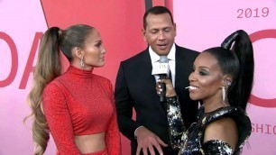 'Fashion Icon of the Year: Jennifer Lopez arrives at the 2019 CFDA Awards'