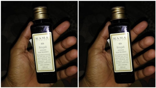 'KAMA AYURVEDA BRINGADI INTENSIVE HAIR TREATMENT OIL TAMIL REVIEW'