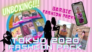 'BARBIE TOKYO 2020 + GIRLS SQUAD FASHION PACK UNBOXING || KK DOLL VILLAGE'