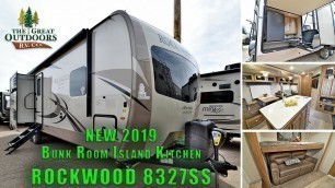 New 2019 Bunk Room Island Kitchen ROCKWOOD 8327SS Travel Trailer RV Camper Colorado Dealer