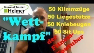 'Wettkampf der Fitness Youtuber'