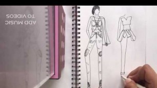 'Tutorials: How to draw basic fashion illustrations'