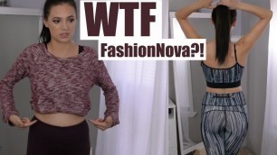 'Is it Worth Your Money? FashionNova Activewear Haul Try On & Review | Toria Serviss'