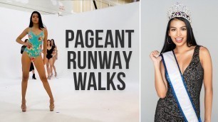 'Beauty Pageant Runway Walks | Swimsuit | Evening Gown | Fashion Model'