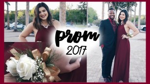 'SENIOR PROM 2017 GRWM | HAIR, MAKEUP & DRESS!'