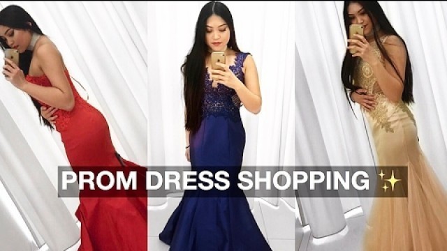 'PROM DRESS SHOPPING 2017! | VLOG'