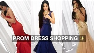 'PROM DRESS SHOPPING 2017! | VLOG'