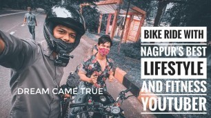 'BIKE RIDE WITH NAGPUR’s FAMOUS LIFESTYLE AND FITNESS YOUTUBER 