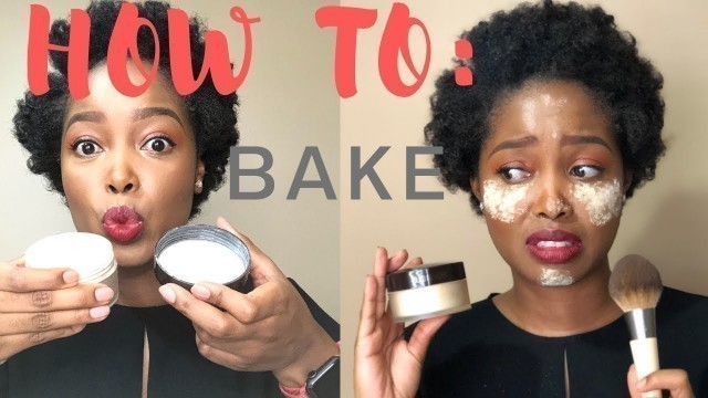 'HOW TO BAKE  CORRECTLY FOR DARK SKIN WOMEN (NO FLASHBACK) | South African Youtuber'