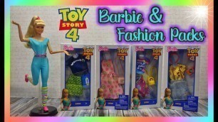 'Toy Story 4 Barbie + Fashion Haul 5 | Stop Motion'