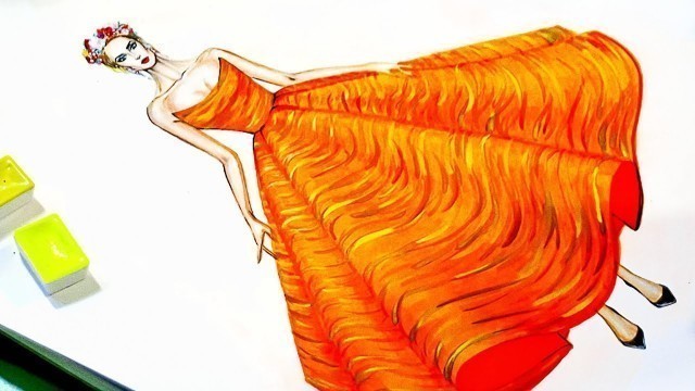 'HOW FASHION ILLUSTRATIONS ARE MADE'