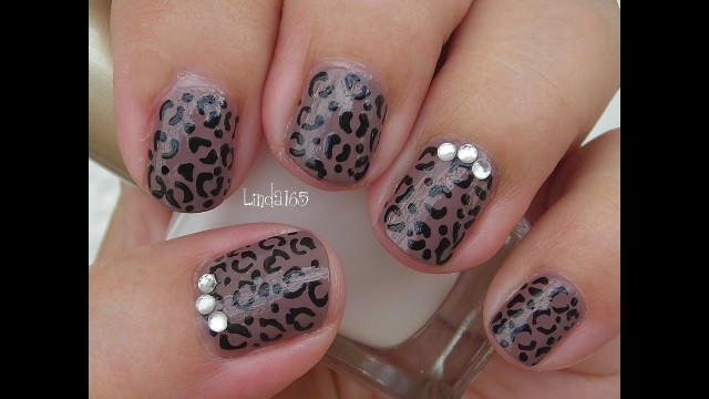 'Nail Art - Basic Cheetah Print - Diseño de Uñas - Estampado de Piel de Guepardo'