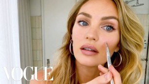 'Candice Swanepoel\'s 10-Minute Guide to \"Fake Natural\" Makeup and Faux Freckles | Beauty Secrets'