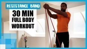 '30 MIN Resistance Band-Workout für den ganzen Körper | Hometraining mit Coach Kofi 