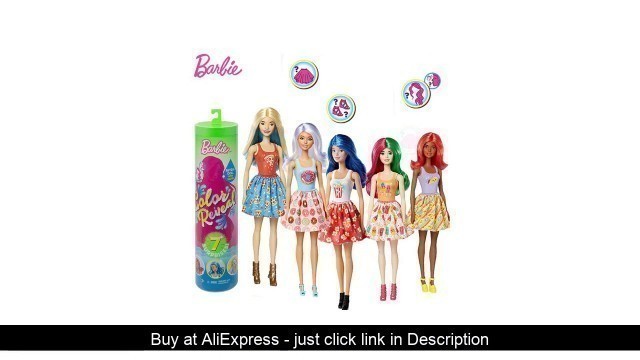 'Original Barbie Color Reveal Doll Princess Boneca Makeup Toys for Children Girls Baby Toys Accessor'