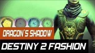 'Destiny 2 Fashion - Dragon\'s Shadow Exotic Hunter Armor'