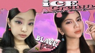 'BLACKPINK JENNIE ICE CREAM MAKEUP LOOK | Easy Tutorial | Lovelyn'