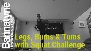 'Legs, Bums & Tums & Squat Challenge with Lesa'