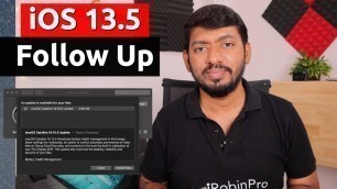 'iOS 13.5 Follow Up மற்றும் macOS 10.15.5 with Battery Health Improvements Released (தமிழில்)'