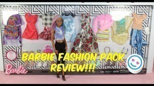 'Barbie 8 Pack Fashion Pack Review - Dolls Reviewing Dolls'